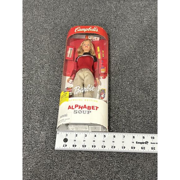 Vintage Barbie Campbell's Alphabet Soup Special Edition Doll 1999 Mattel New Box - Picture 10 of 10